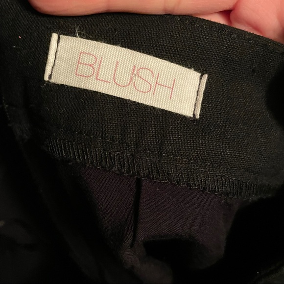 Black Ruffle Mini Skirt - Picture 3 of 4